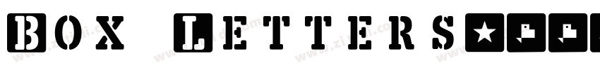 Box Letters字体转换